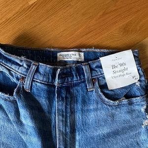 Abercrombie Ultra High Rise Curve Love Jeans